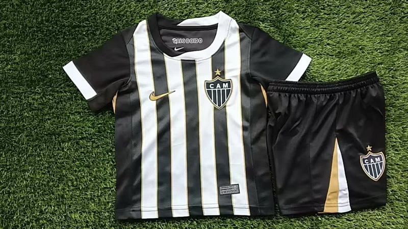 Niño_kids kit 26-27 Mineiro home soccer jersey size 16-28